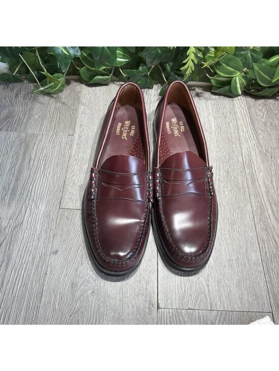 G.H. Bass Weejun Larson Penny Loafer Men\'s Shoes Burgundy Size 10.5 D main image 8
